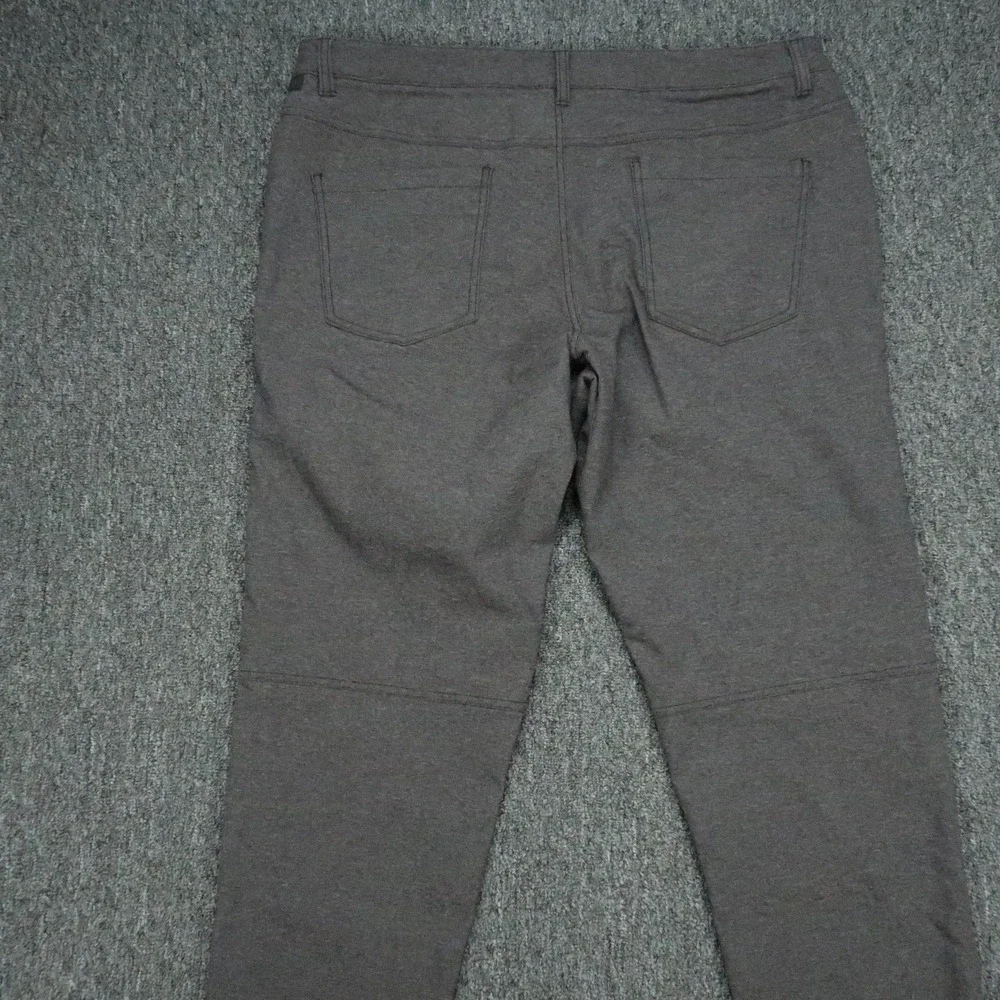 lululemon Pants Mens 38x34 Gray ABC Slim Tech Canvas 5 Pocket Straight Trouser